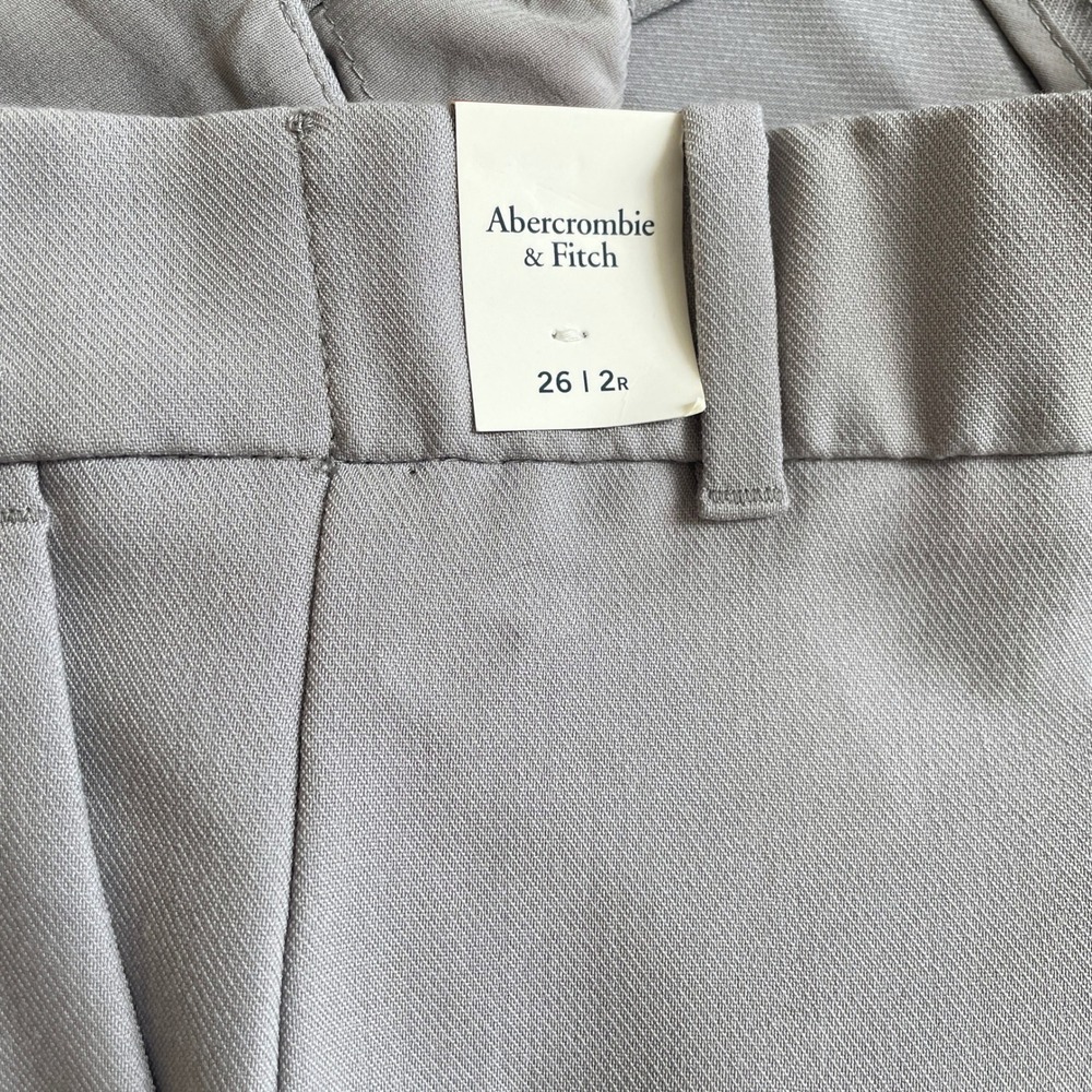 NWT Abercrombie and Fitch A&F Sloane Tailored Wide Leg Pant Size 26 / 2R - Picture 8 of 16